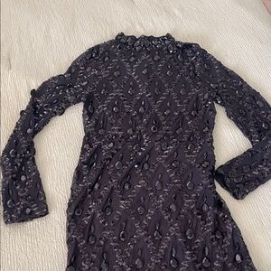 Elegant/Sexy Black Mesh Dress